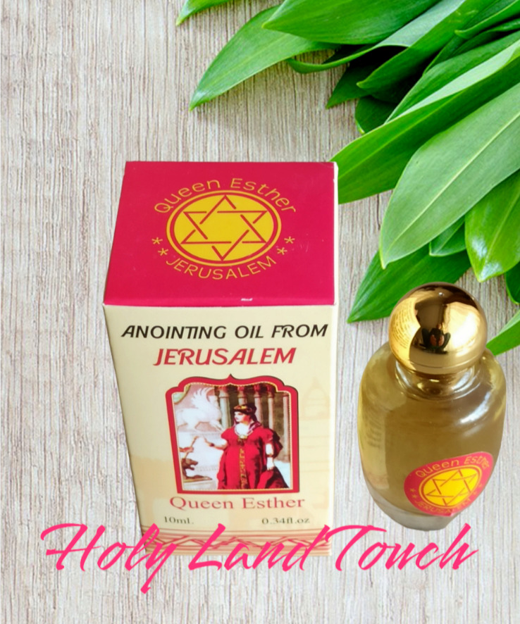 Anointing Oil Queen Esther .34oz/10ml Healing Perfumed Blessed Jerusalem
