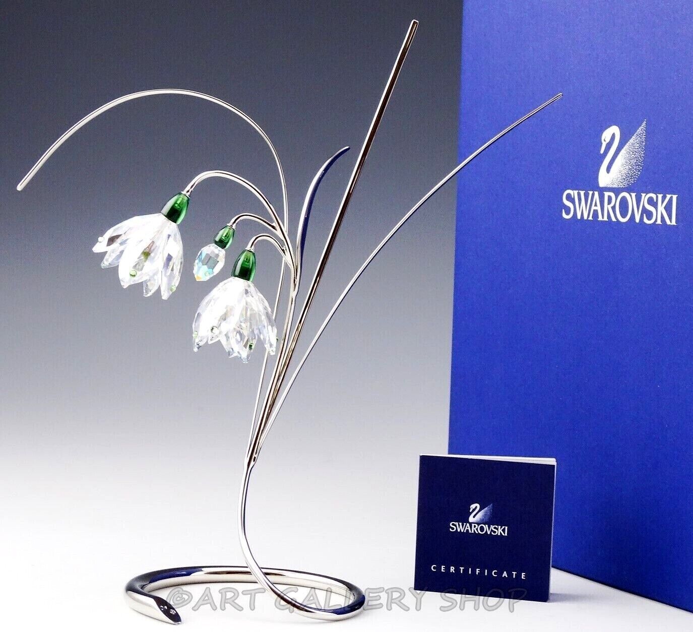 Swarovski Austria Crystal Figurine 945870 DAMARYS ERINITE EXOTIC FLOWER Mint Box