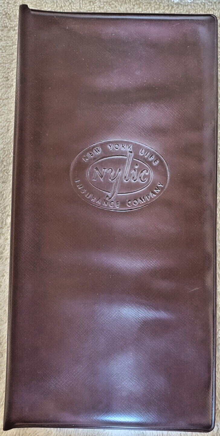 Vintage New York Life Insurance Company Valuable Papers Keeper Brochure Folder