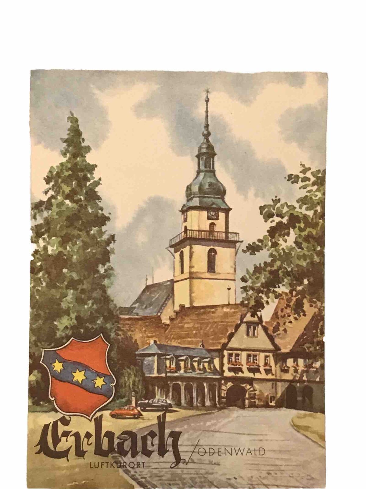 Postcard Germany Art Painting landscape