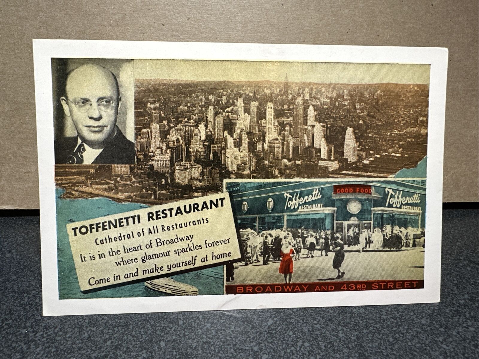 Toffenetti Restaurant Postcard