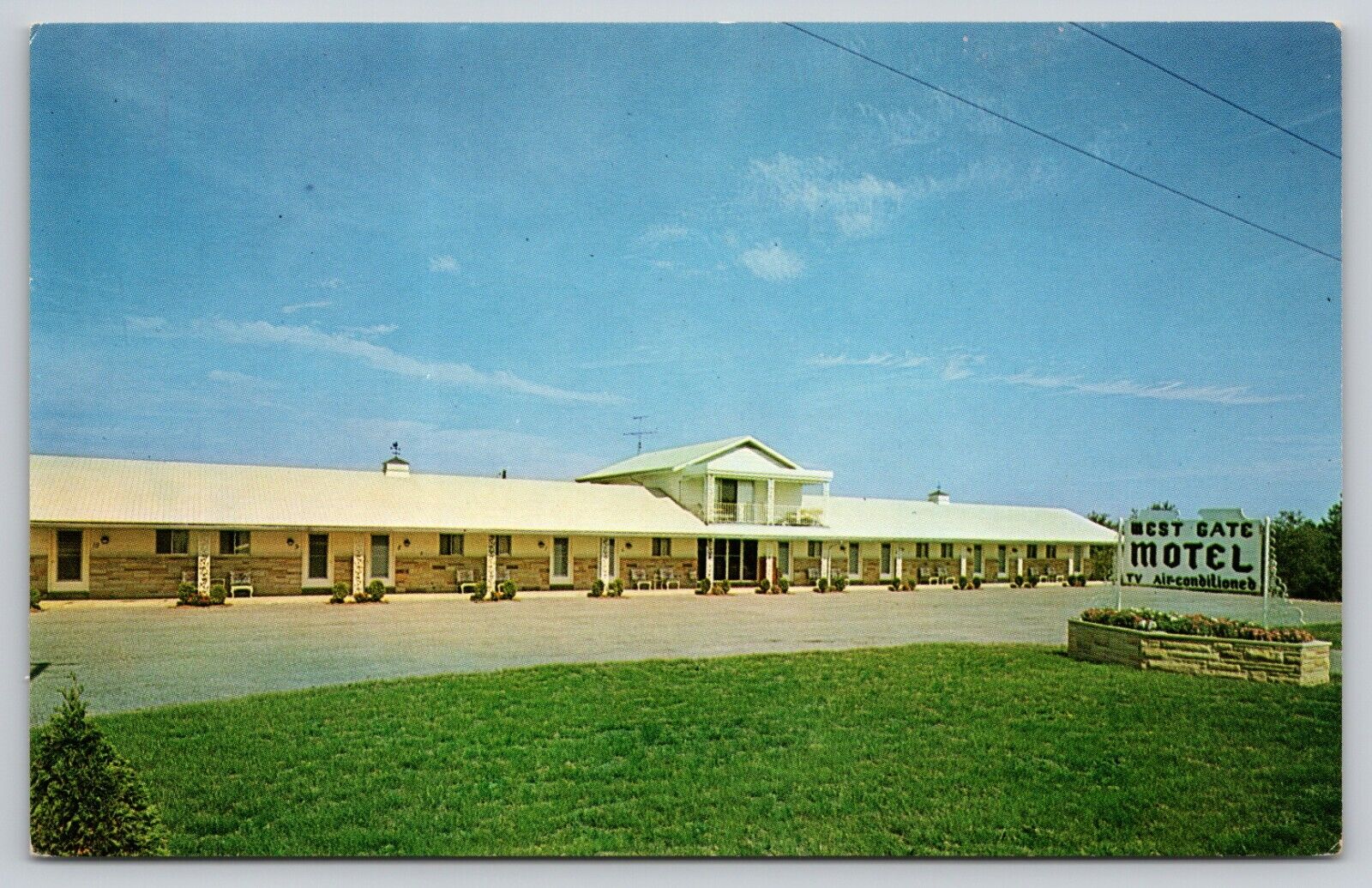 Postcard PA Butler West Gate Motel UNP B13