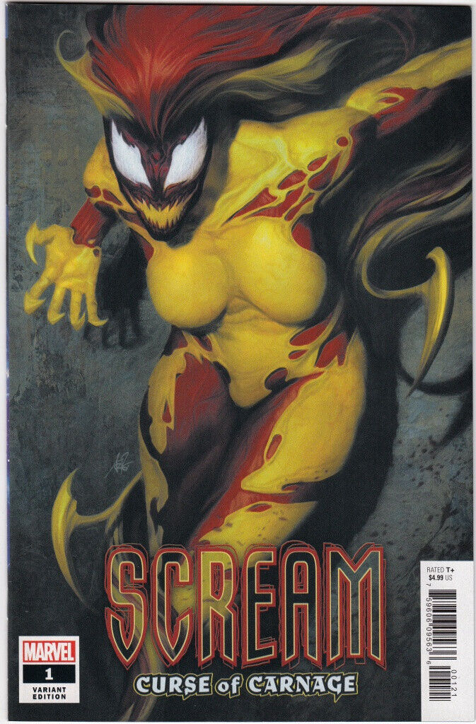 Scream Curse of Carnage #1 NM- Stanley Artgerm Lau Variant Cover (2020)