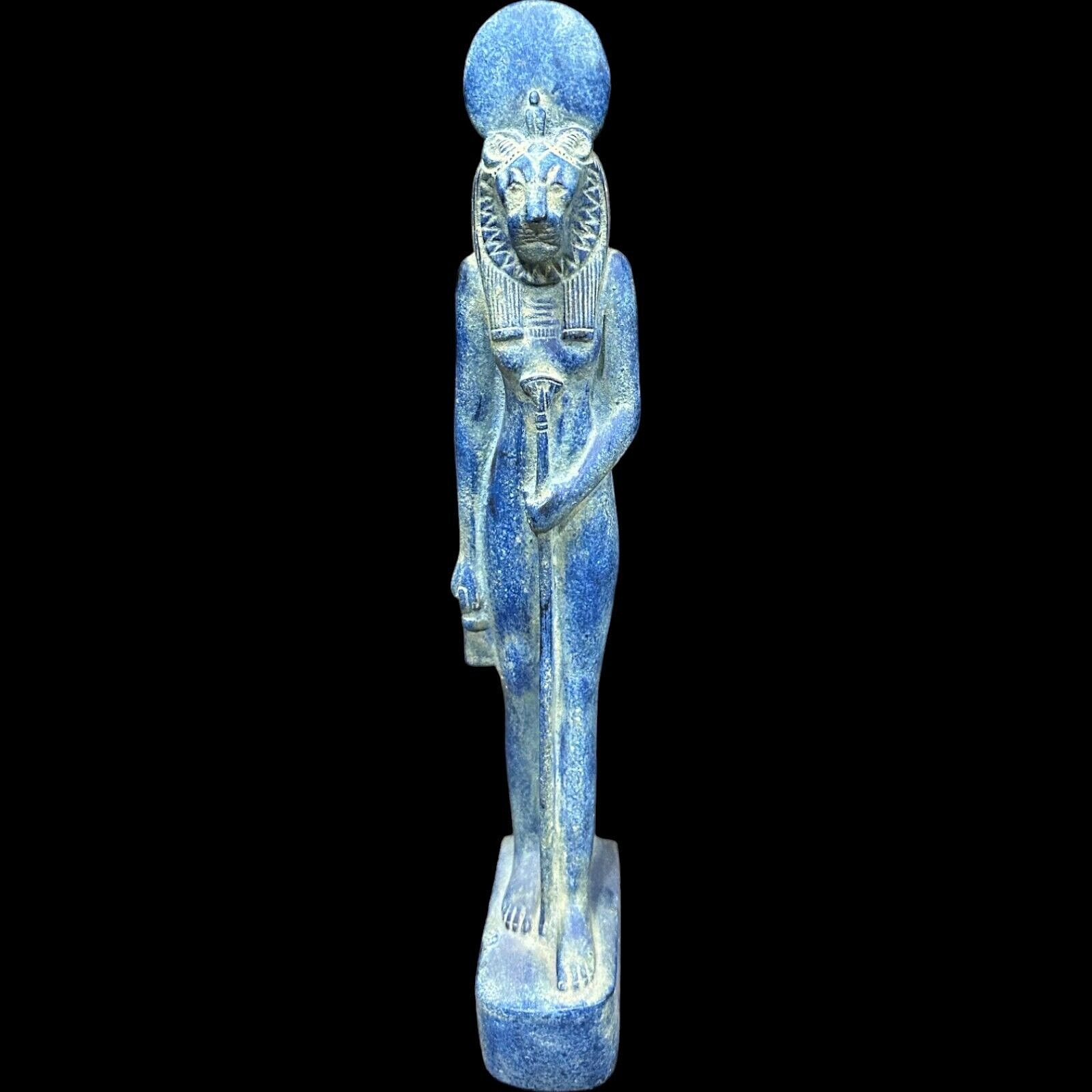 RARE ANCIENT EGYPTIAN ANTIQUITIES Statue Large Of Goddess Sekhmet Lion Pharaonic