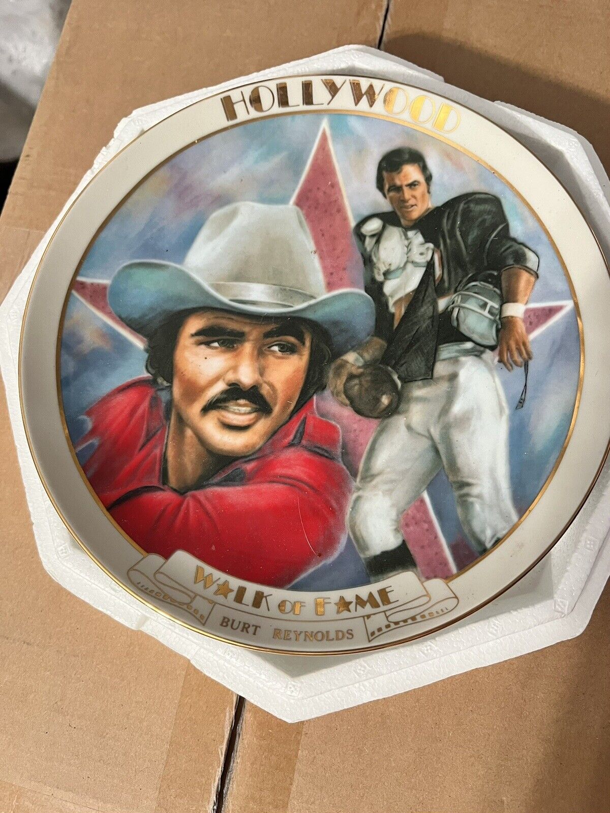Burt Reynolds “Hollywood Walk Of Fame” Collector’s Plate