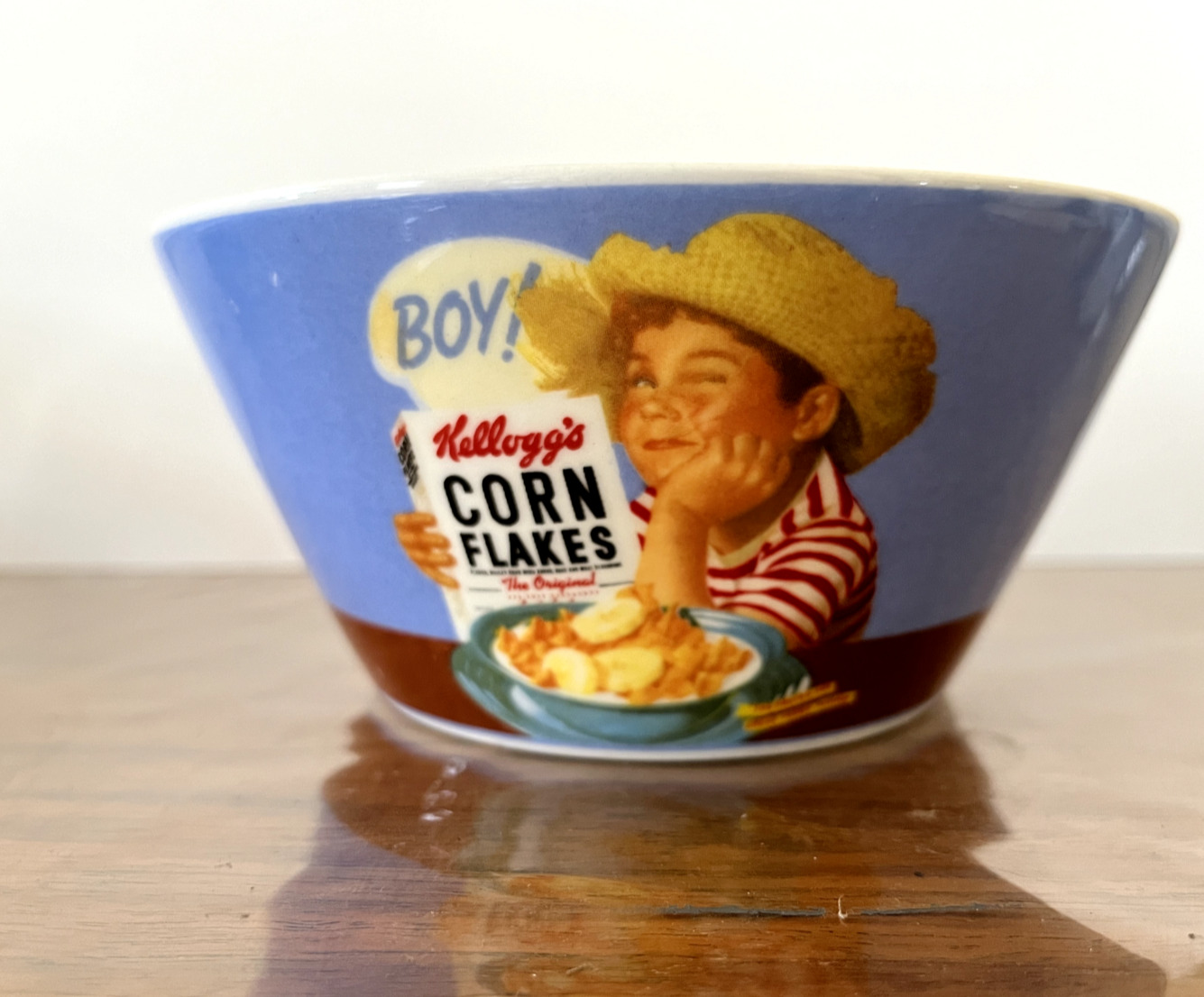 KELLOGG\'S RICe KRISPIES  Ceramic Cereal Bowl- Vintage style
