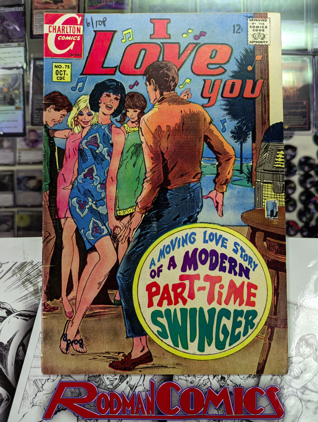 I Love You #75 Charlton Comics October 1968 Comic Book Single Issue Romance