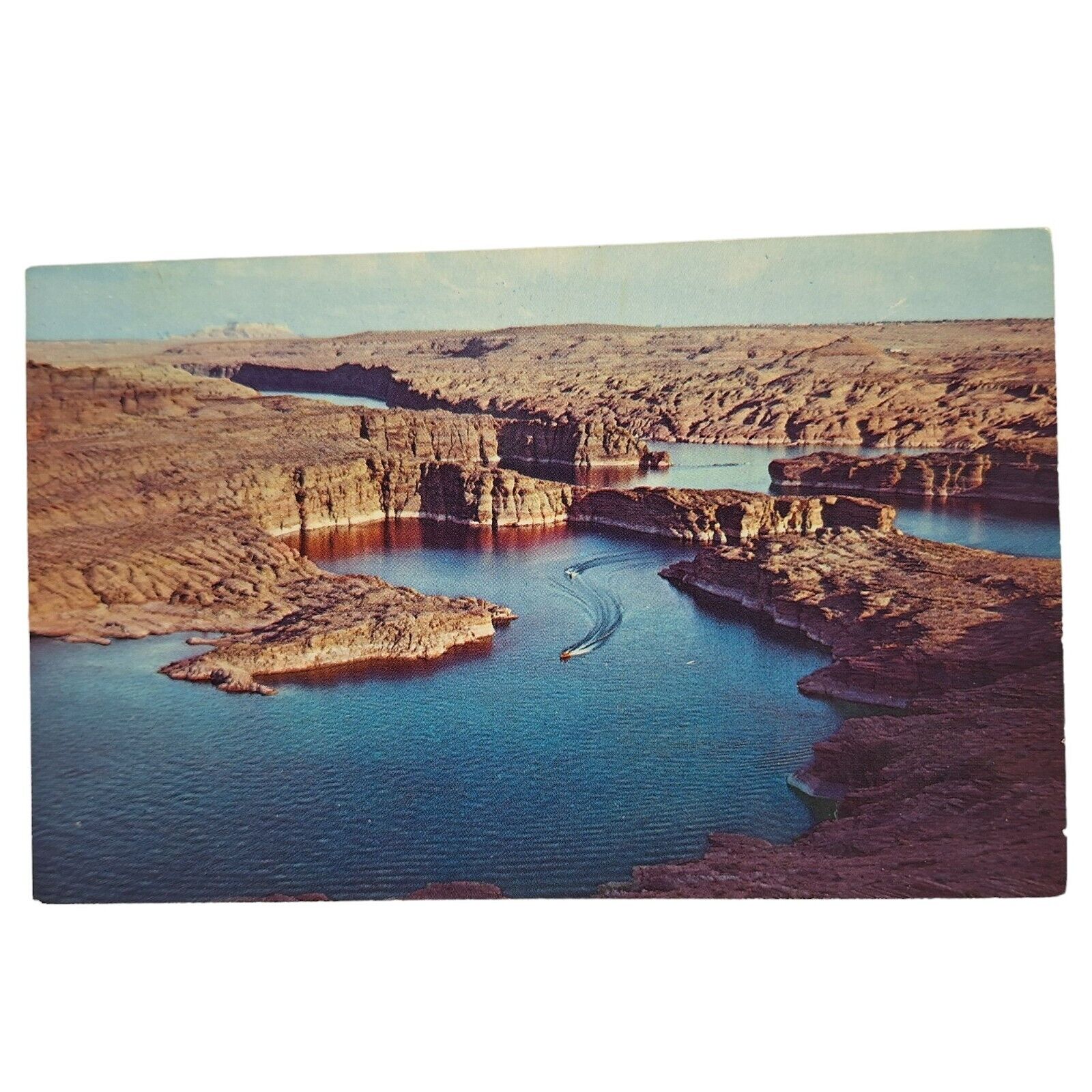 Postcard Lake Powell Colorado River Glen Canyon Dam Chrome Unposted