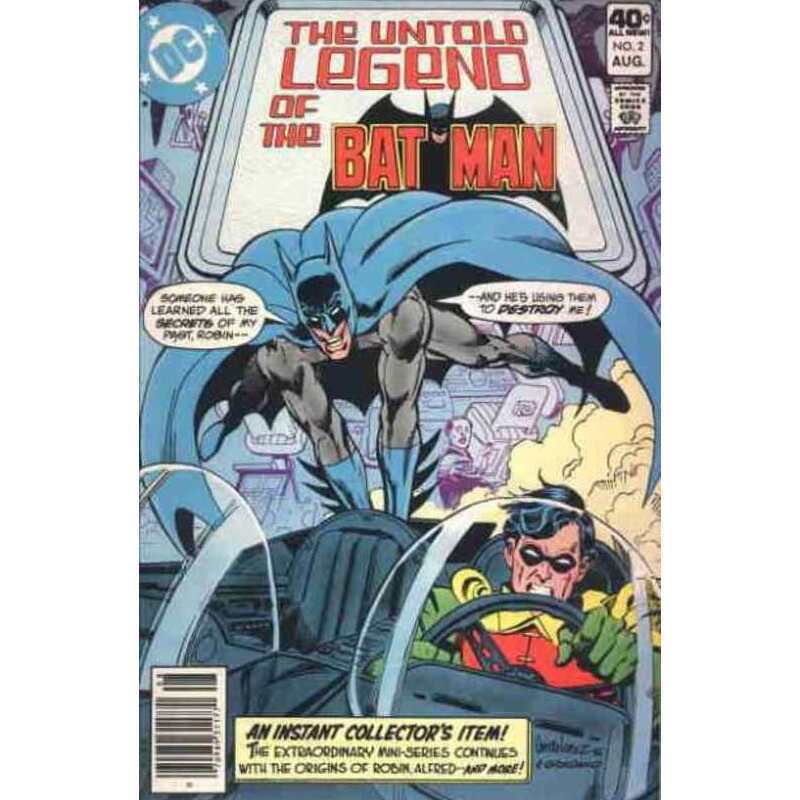 Untold Legend of The Batman #2 in Very Fine minus condition. DC comics [w*