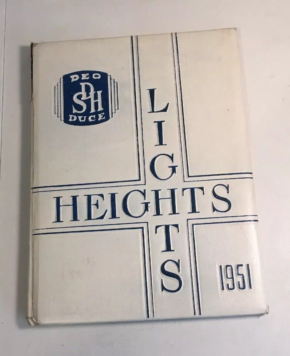 1951 DeSales Heights Visitation Academy Yearbook  Parkersburg WV Catholic School