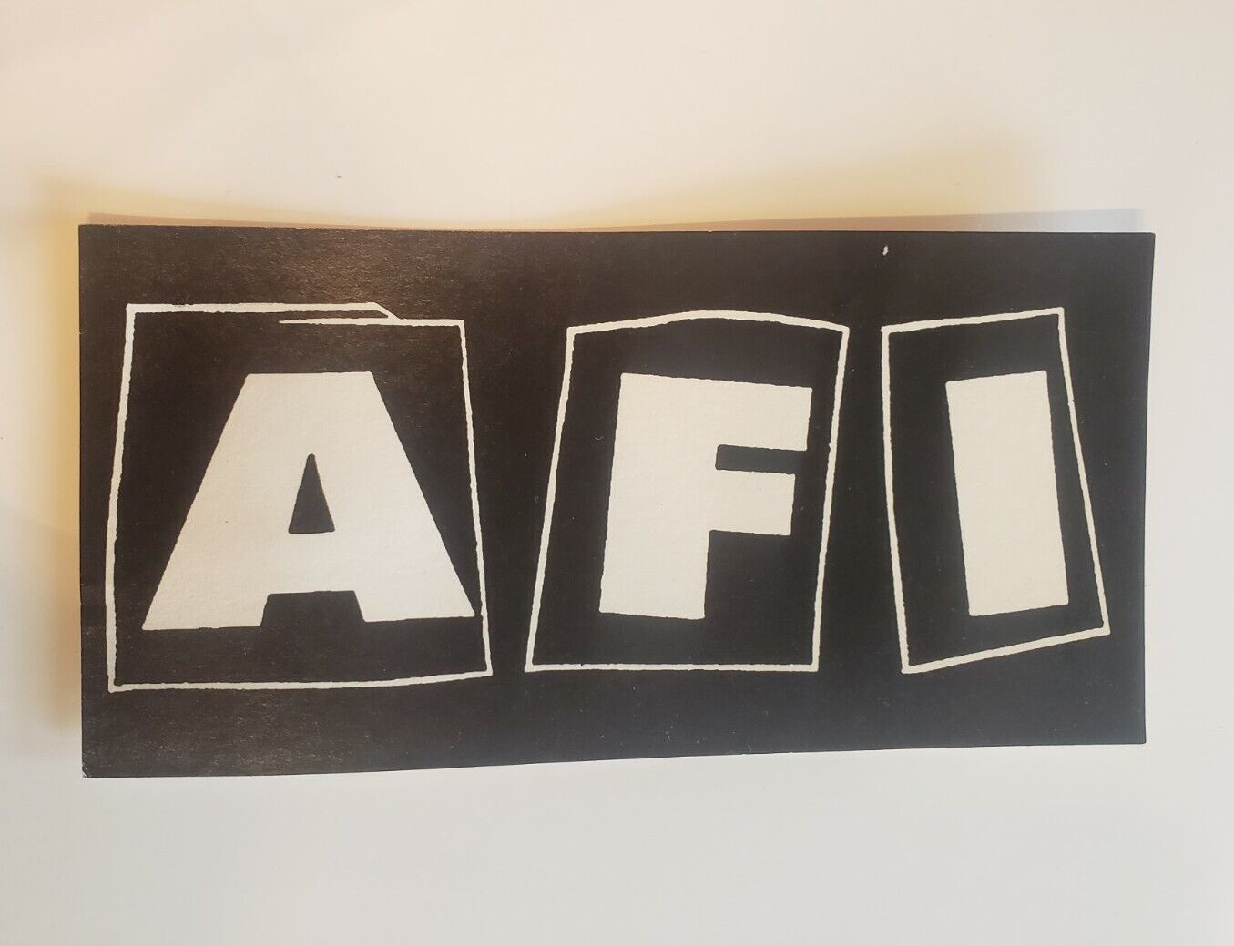 AFI Vtg First Sticker Ever Made NEW UNUSED 1995