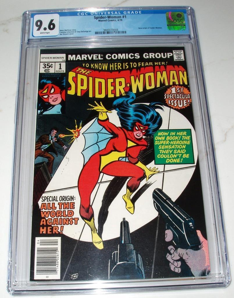 SPIDER-WOMAN #1 CGC 9.6- MARVEL COMICS 1978-NEW ORIGIN OF SPIDER-WOMAN-GEM CASE