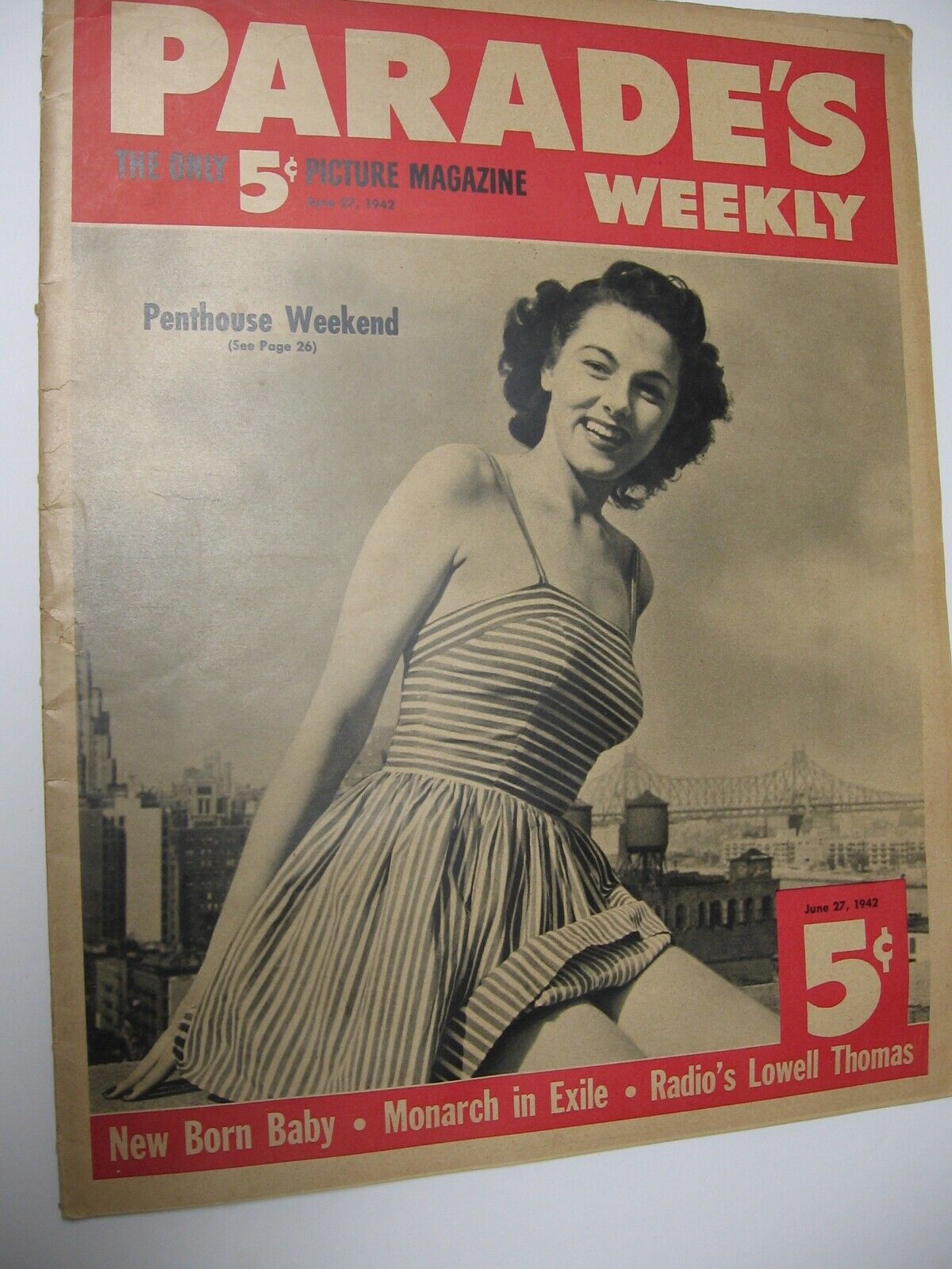 1942 Parade\'s Weekly Magazine June 27th, Vol. 1, No. 6, Navy Divers, Al Blozis