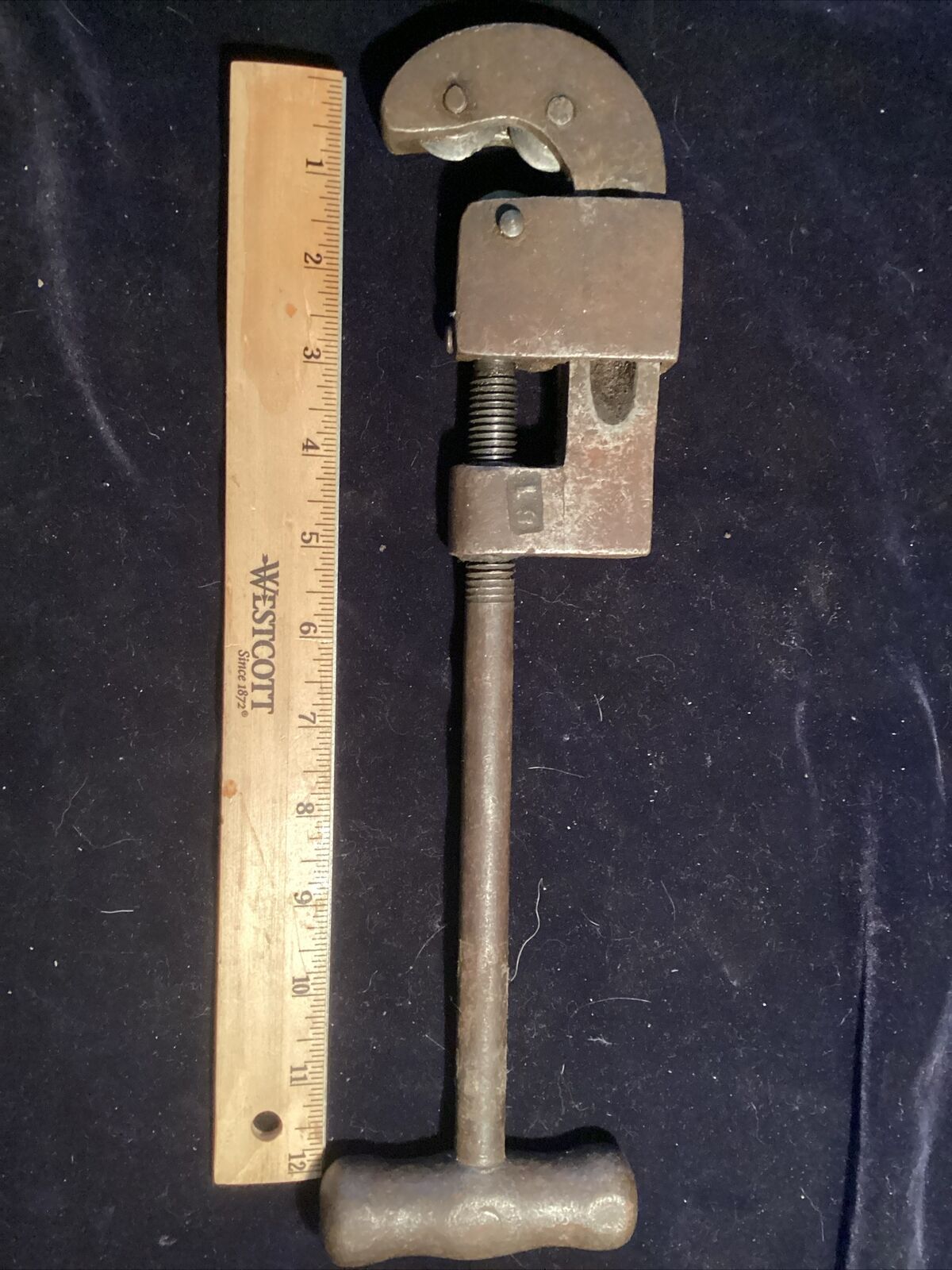 Vintage Heavy Pipe Cutter Plumber Tool