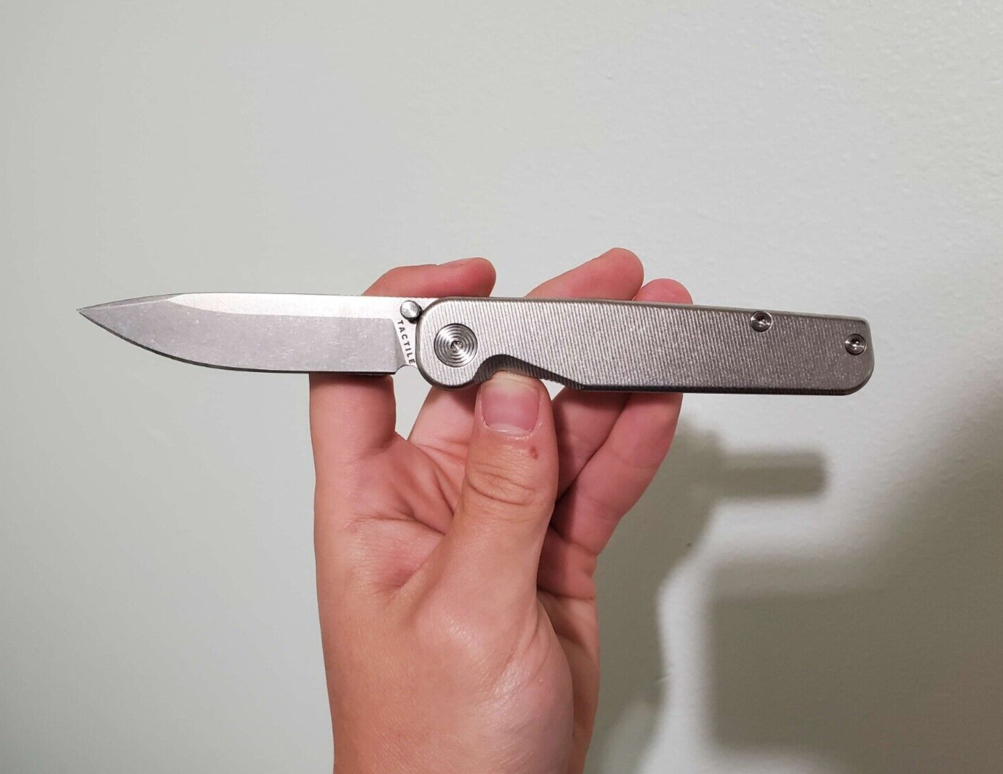 Tactile Knife Company Rockwall Titanium Handle MagnaCut Blade Made in USA
