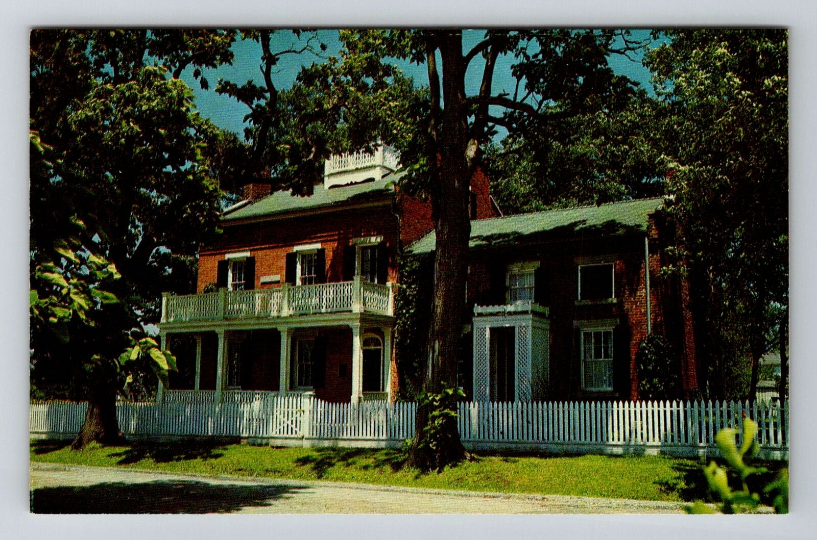 Nauvoo IL-Illinois, Home of Heber C Kimball, Antique Vintage Souvenir Postcard
