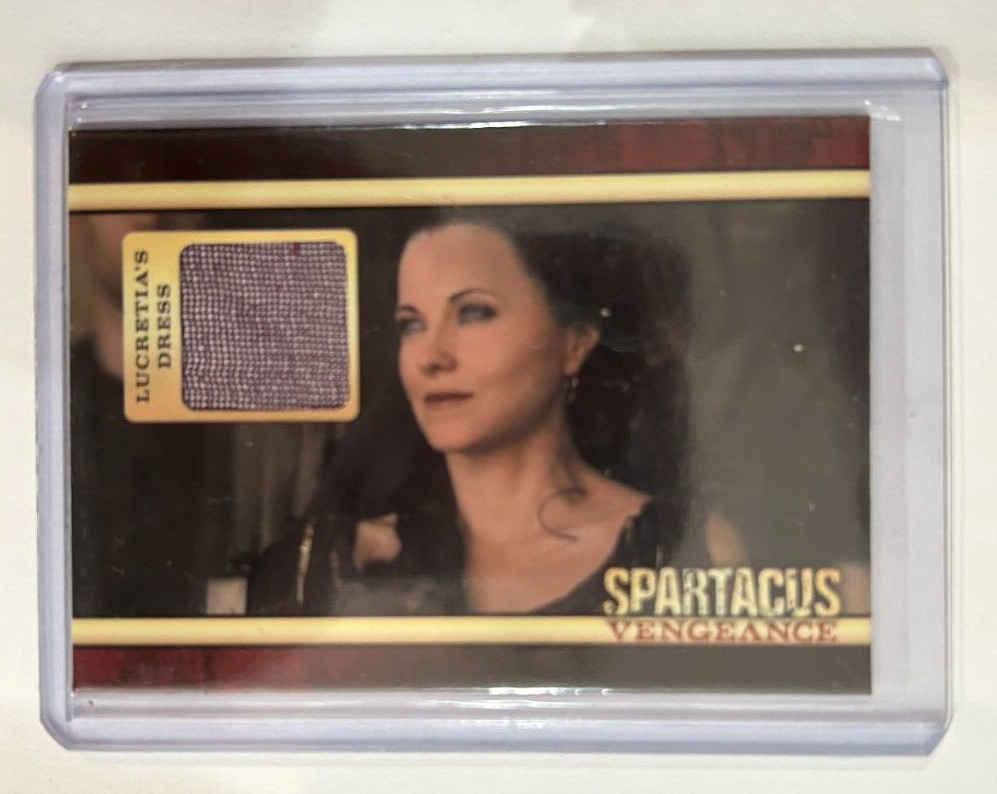 Rittenhouse Spartacus Vengeance Lucretia\'s Dress Swatch Card