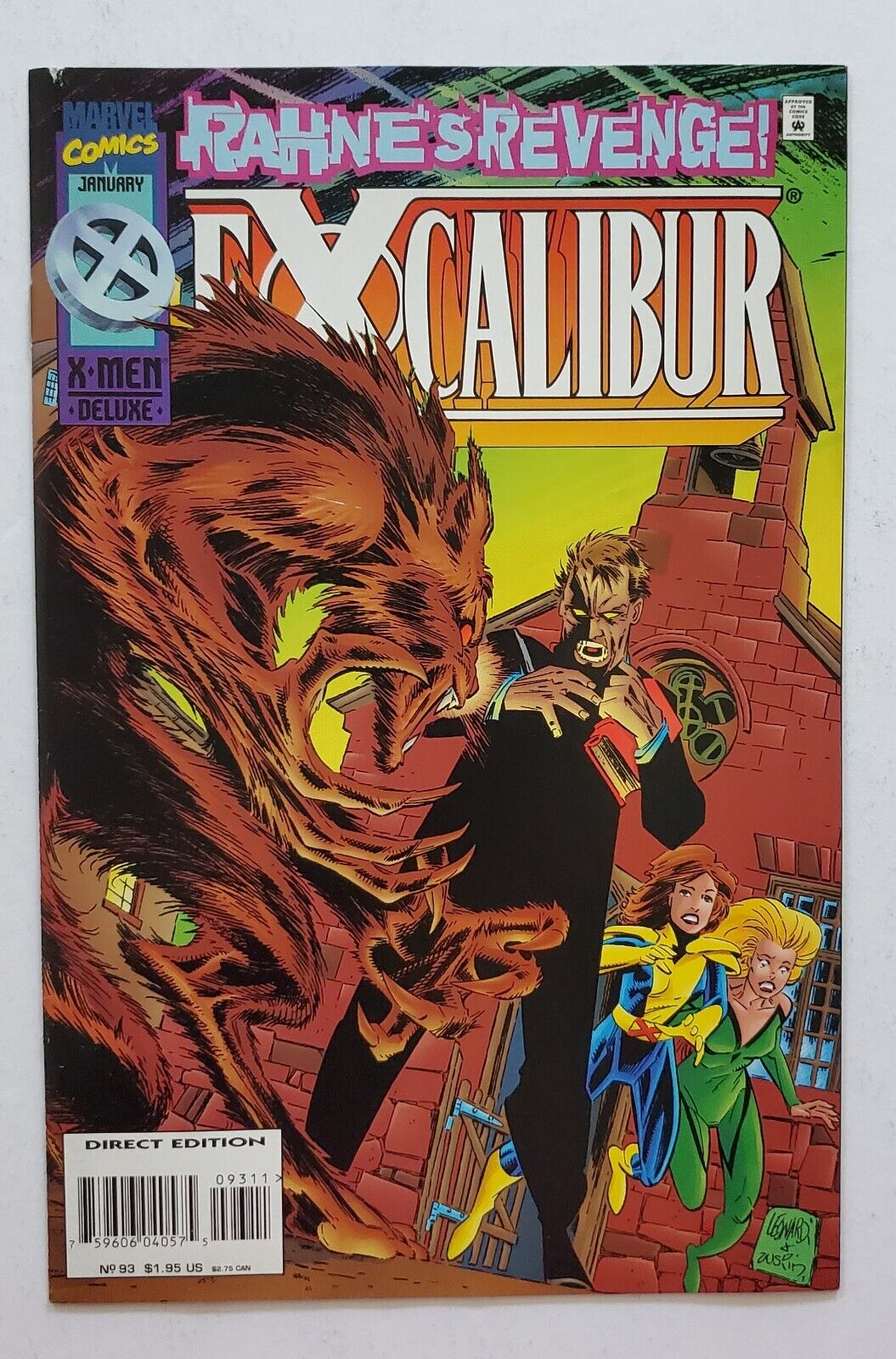 EXCALIBUR #93, Marvel Comics 1996 