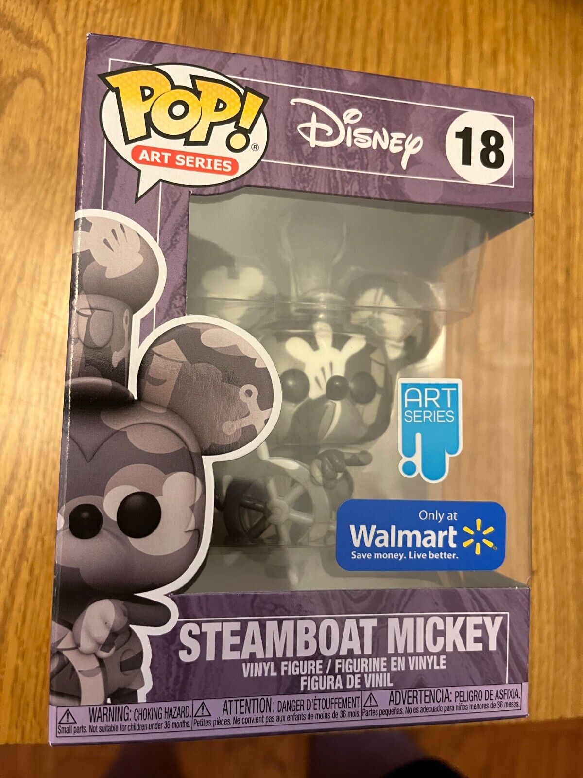Funko Pop Steamboat Mickey #18 Vinyl Figure Art Series Disney Walmart