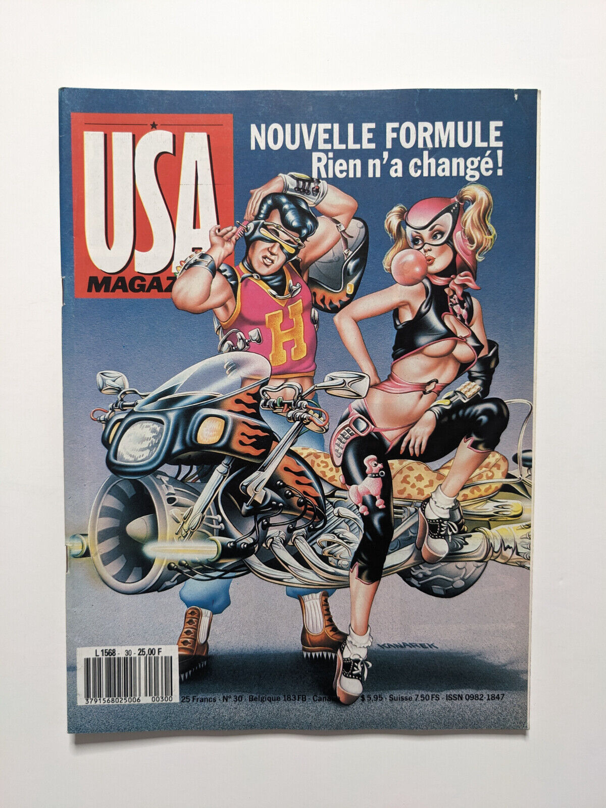 USA Magazine #30 1987 French Kanarek Bernie Wrightson Jaime Hernandez