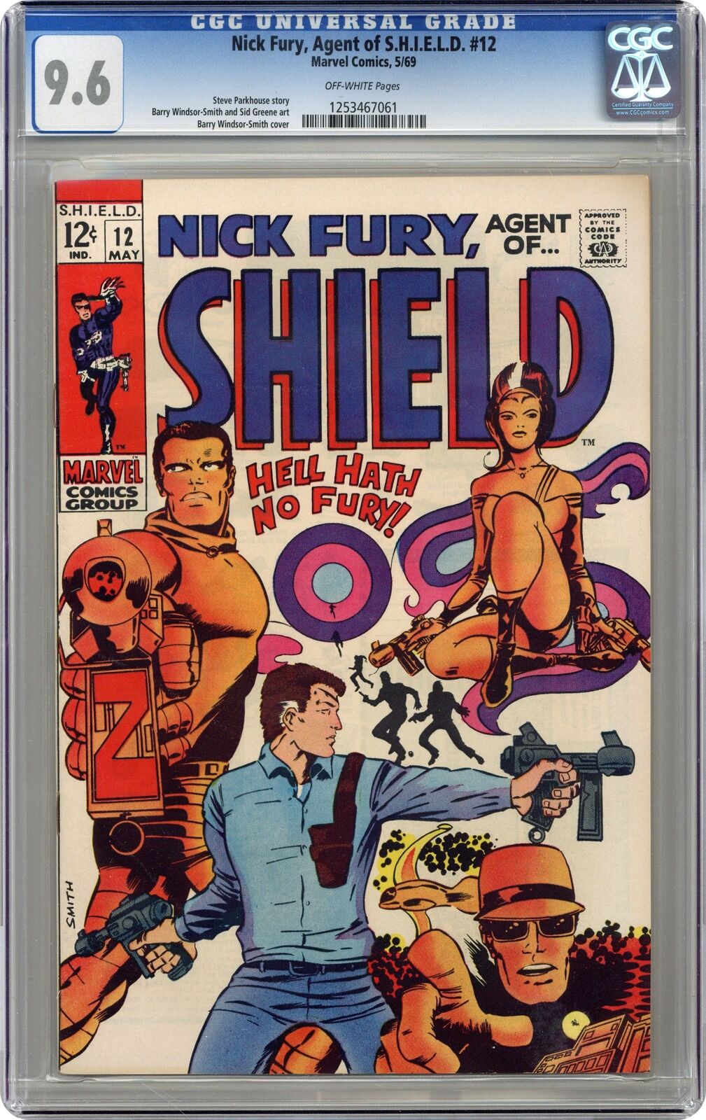 Nick Fury Agent of SHIELD #12 CGC 9.6 1969 1253467061