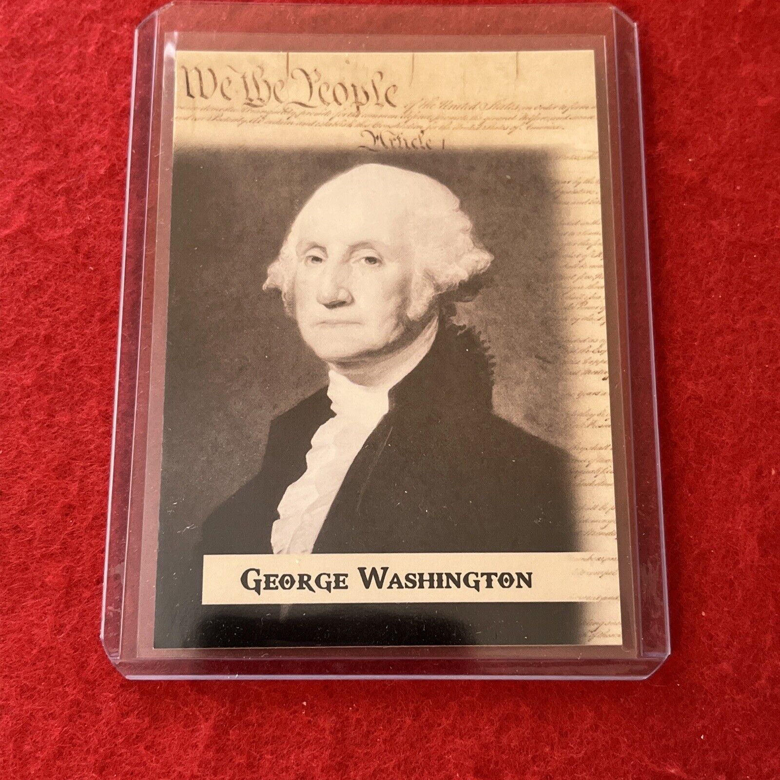 2020 GEORGE WASHINGTON Historic Autograph Card #1  US President    NM-MT