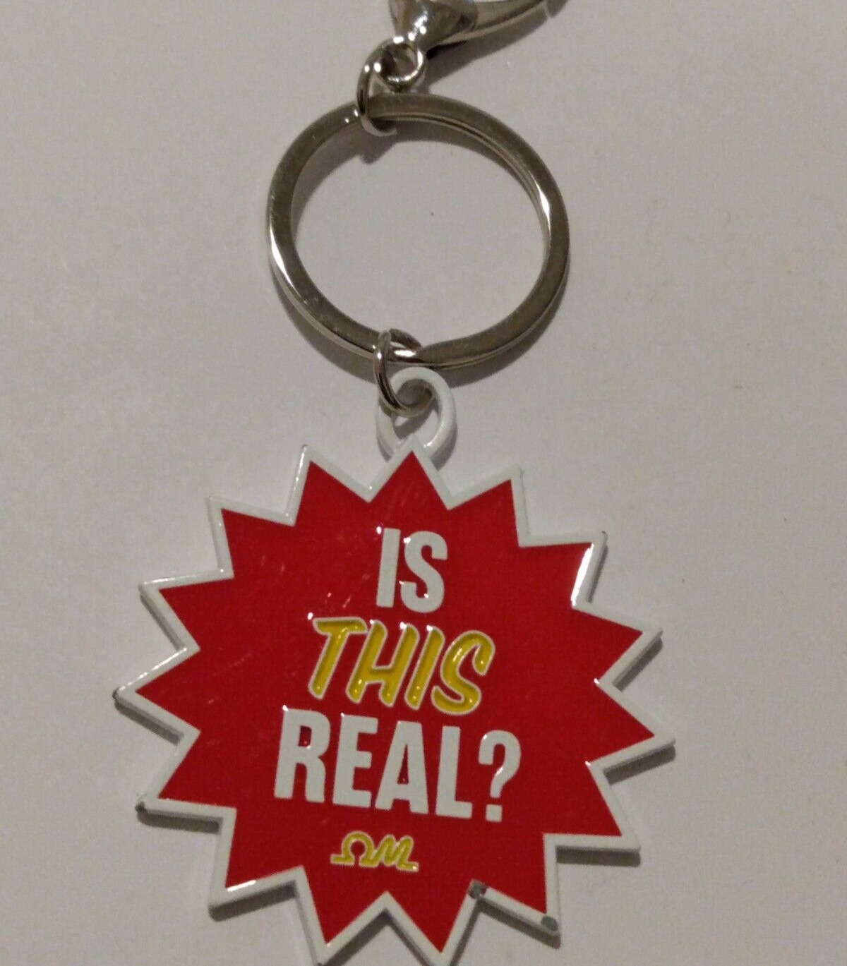 Wow Is This Real? 2-Sided Clip-On Keychain Charm