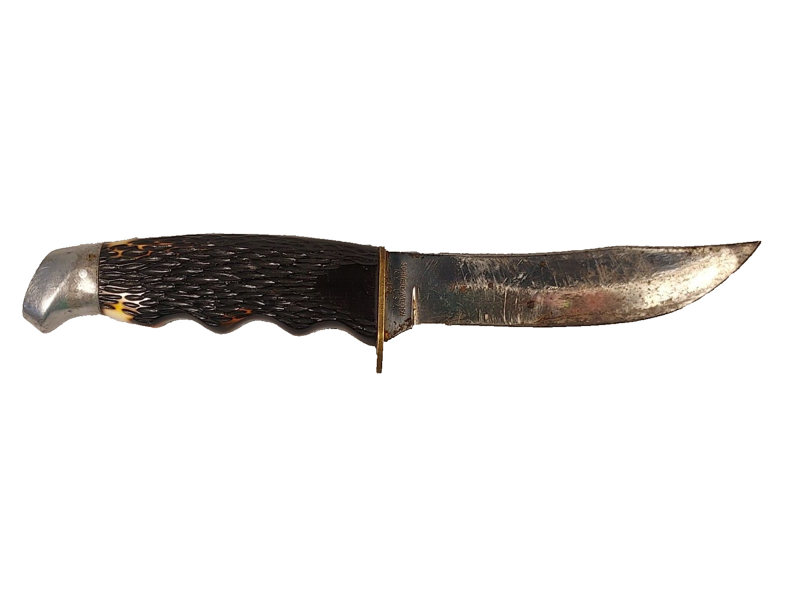 Vintage Schrade-Walden Hunting Skinning Knife #147 NY USA