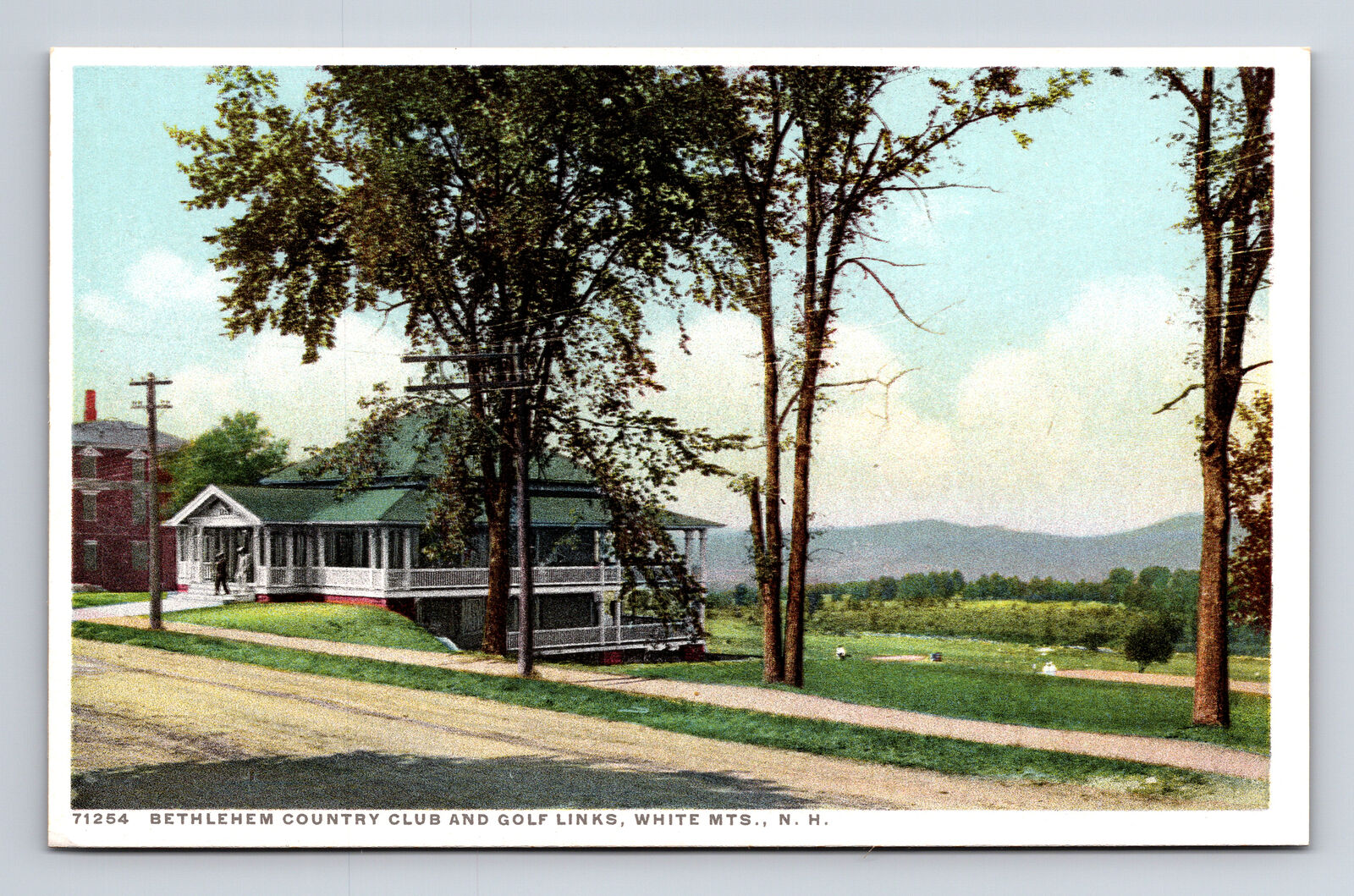 Bethlehem Country Club & Golf Links White Mts Bethlehem NH PHOSTINT Postcard