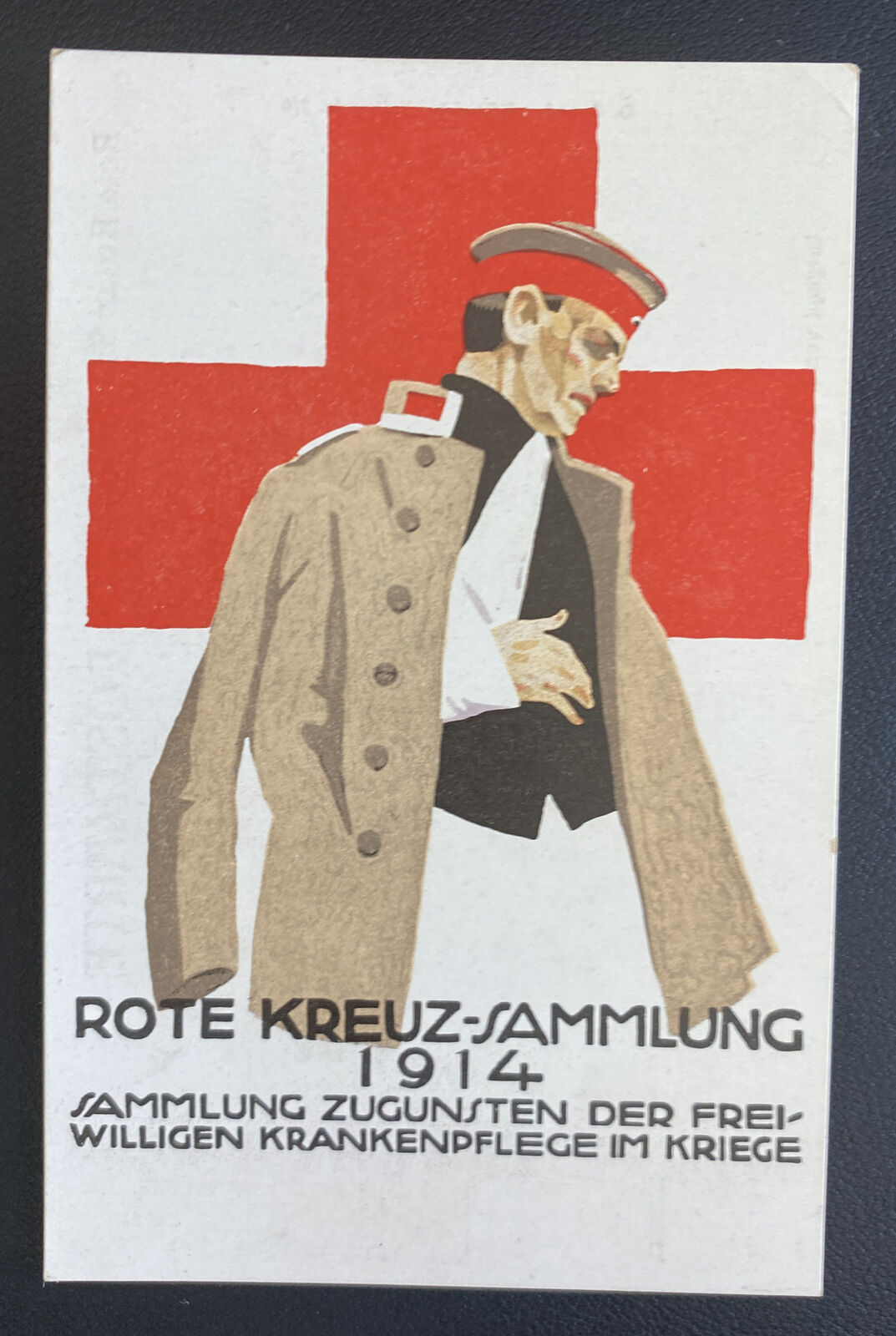 Mint Germany Picture Postcard Red Cross Collection 1914 Wounded Soldiers