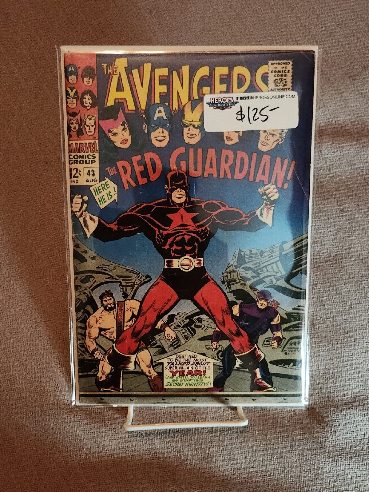 The Avengers #43 (1967 Marvel) 1st Appearance Of Red Guardian - Thunderbolts Key