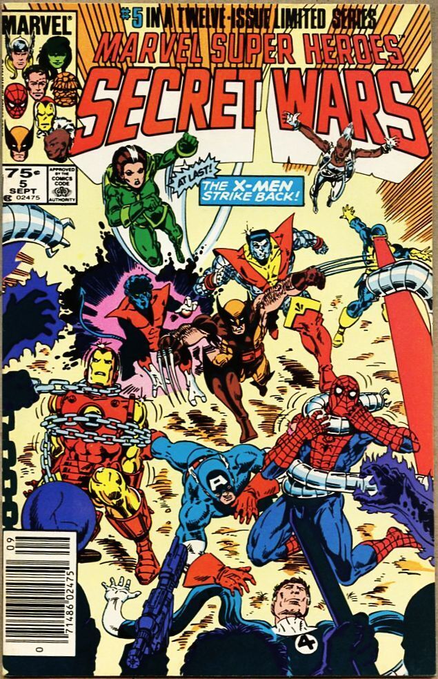 Marvel Super-Heroes Secret Wars #5-1984-nm 9.4 Super Heroes Newsstand Make BO