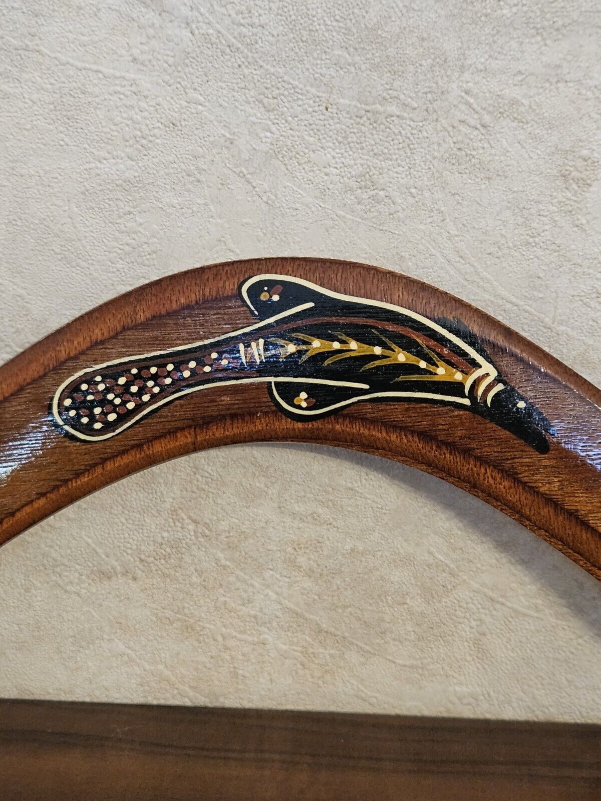 Boomerang Australian Aboriginal Hand Painted Wooden 14
