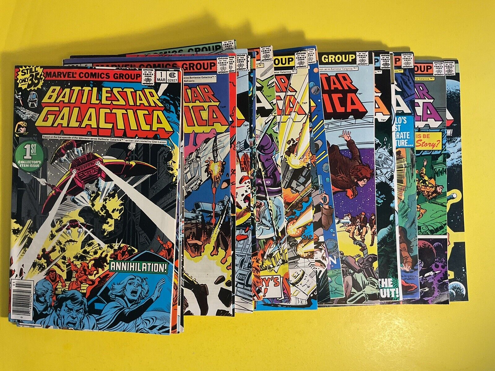 Battlestar Galactica #1-23 Complete Lot High Grade Marvel 1979.