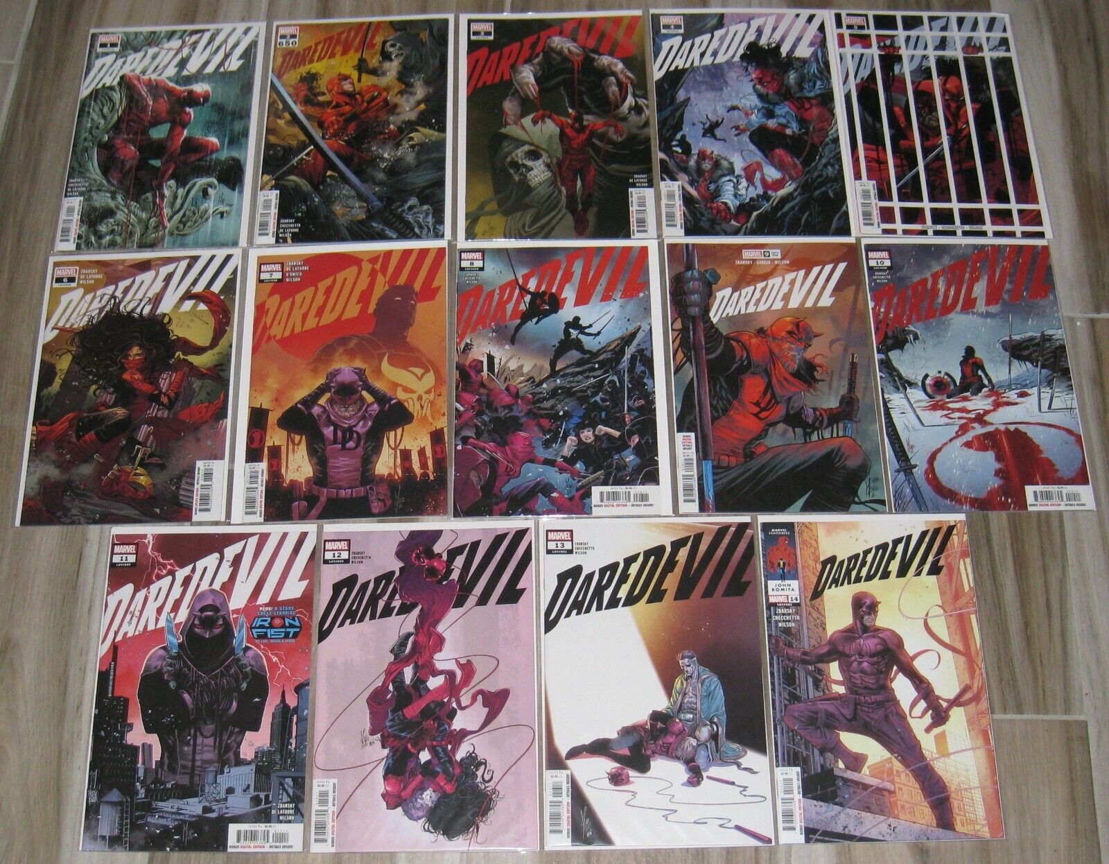 Daredevil #1-14 Complete Run | Marvel 2022-23 | Zdarsky 1st Prints NM
