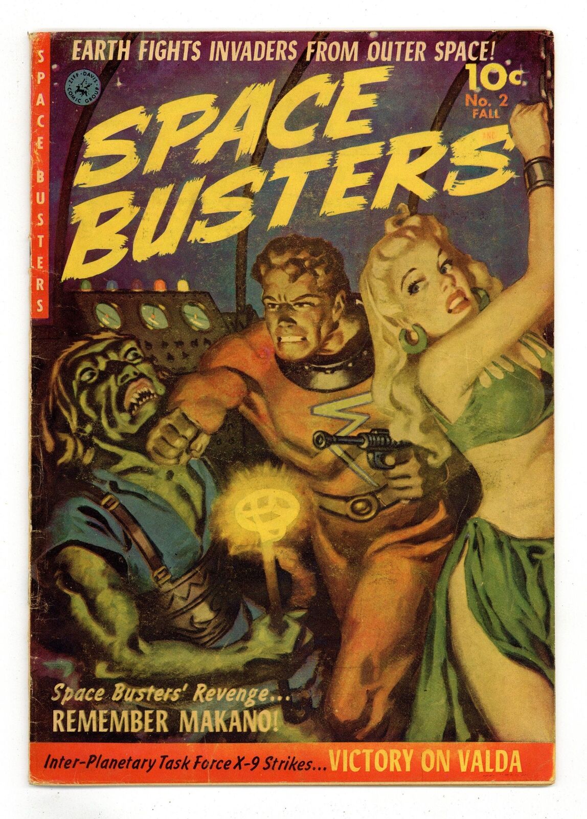 Space Busters #2 VG- 3.5 1952