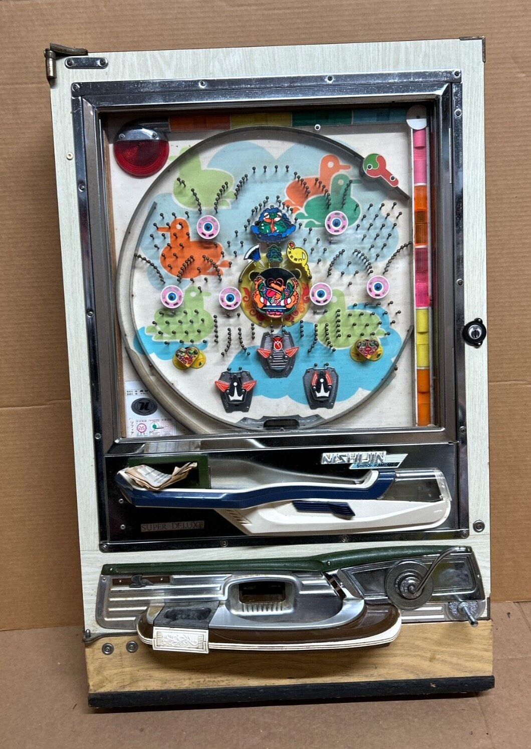 Vintage Nishijin Shiroi Kamome Pachinko Pinball Machine Game