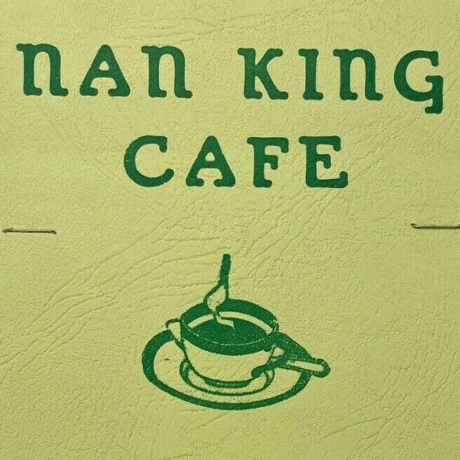 Vintage 1954 Nan King Cafe Breakfast Menu West North Temple Salt Lake City UT