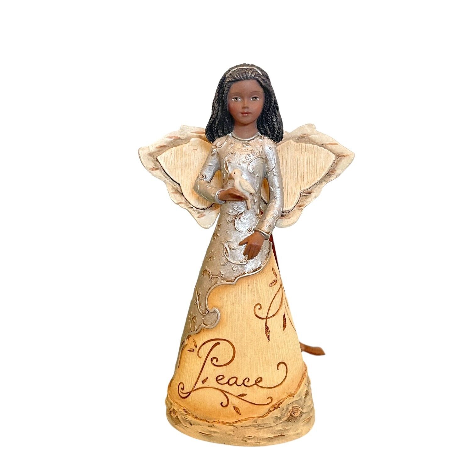 Elements Angel Dove Christmas Figurine Peace 82088 Barbara McDonald rare