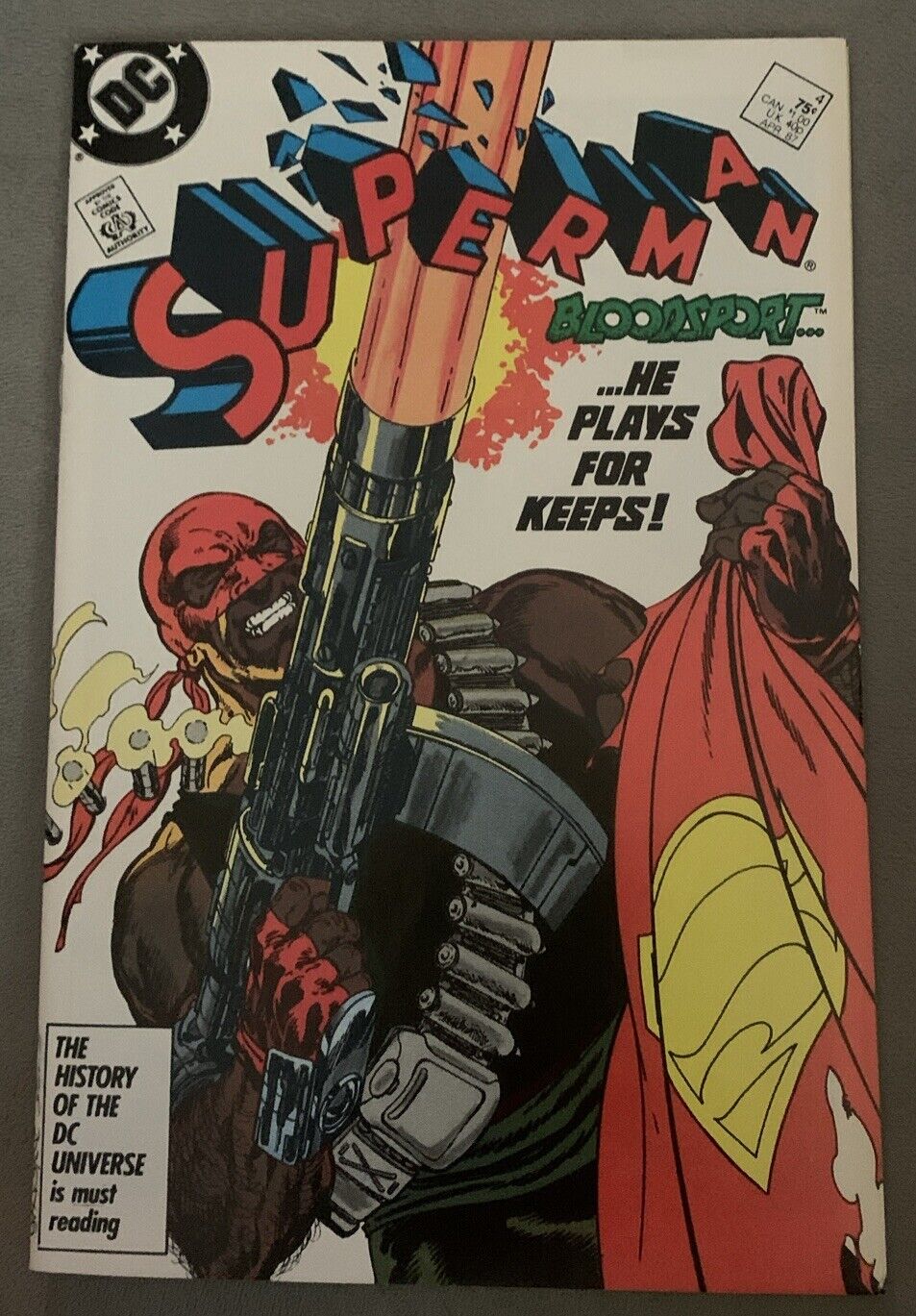 SUPERMAN #4  1st appearance Bloodsport | VF | John Byrne | DC COMICS 1987