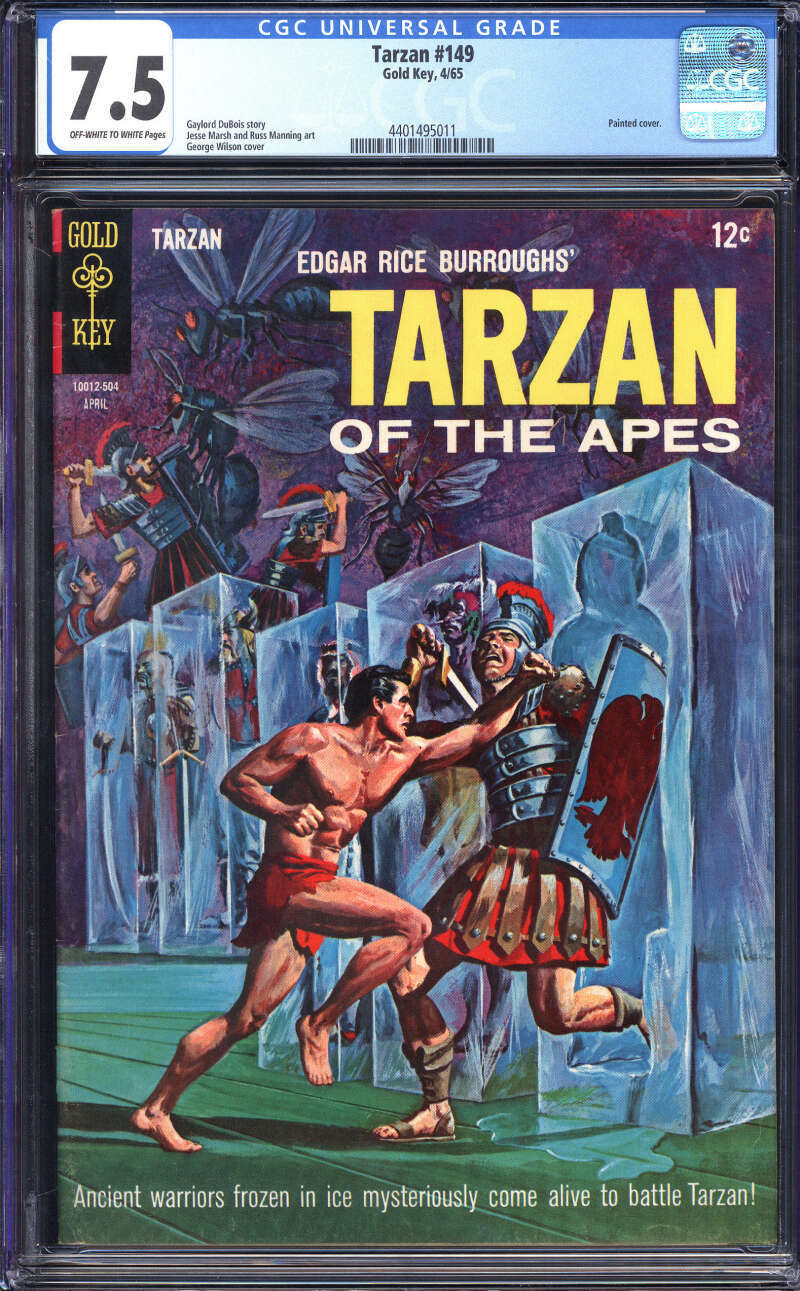 TARZAN #149 CGC 7.5 OW/WH PAGES // GOLD KEY 1965
