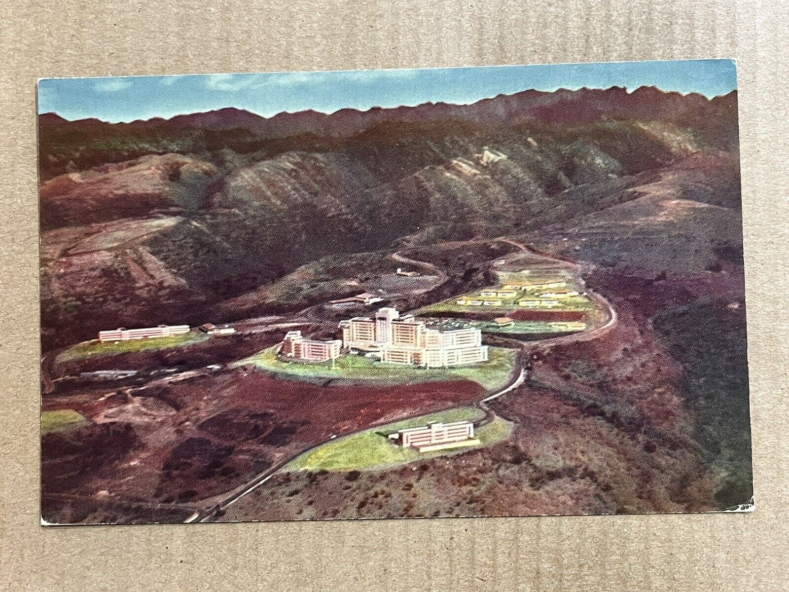 Postcard Honolulu HI Hawaii Tripler Army Hospital Military Aerial View Vintage