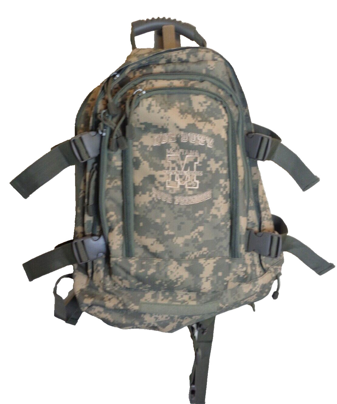 Military Backpack Heavy Duty National Guard Camo \
