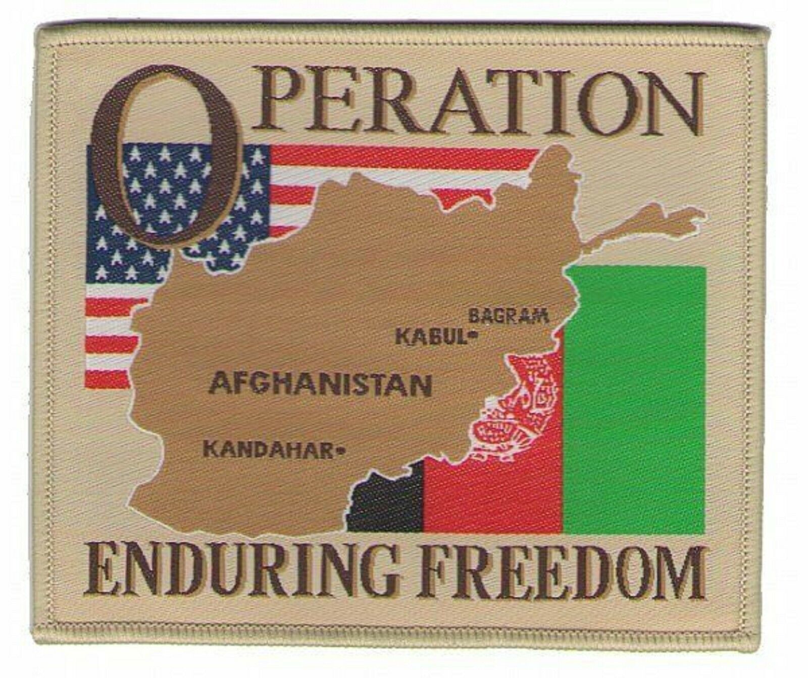 OPERATION ENDURING FREEDOM AFGHANISTAN OEF FLAG 4\