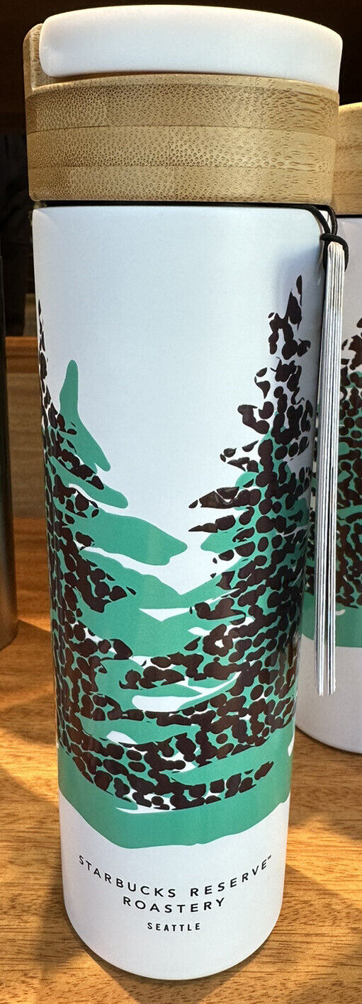 NEW Starbucks Reserve Seattle Evergreen Welly Bottle Insulated Infusing 20oz