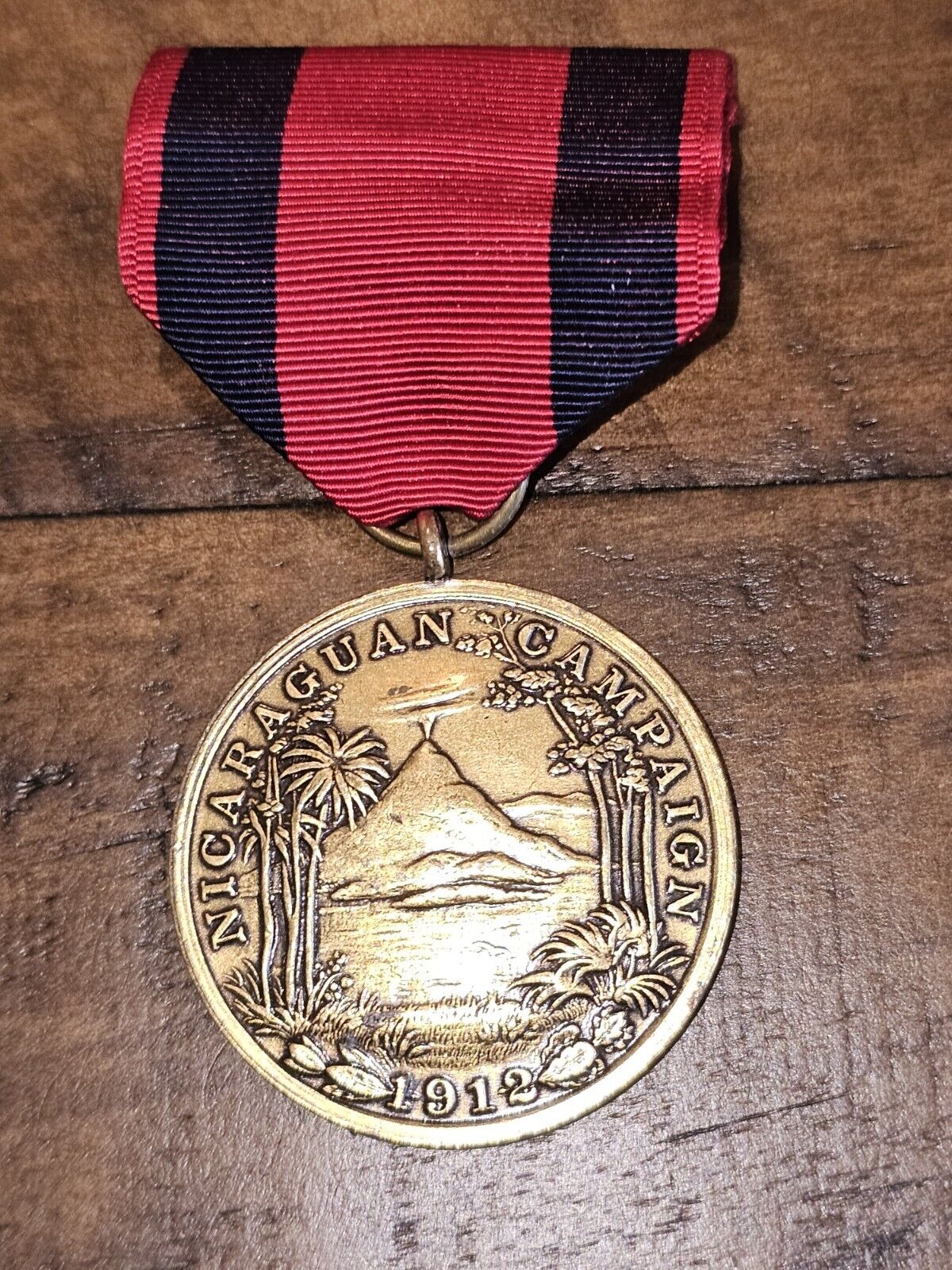 Pre WWI USN Navy Marine 1912 Nicaraguan Campaign Medal L@@K