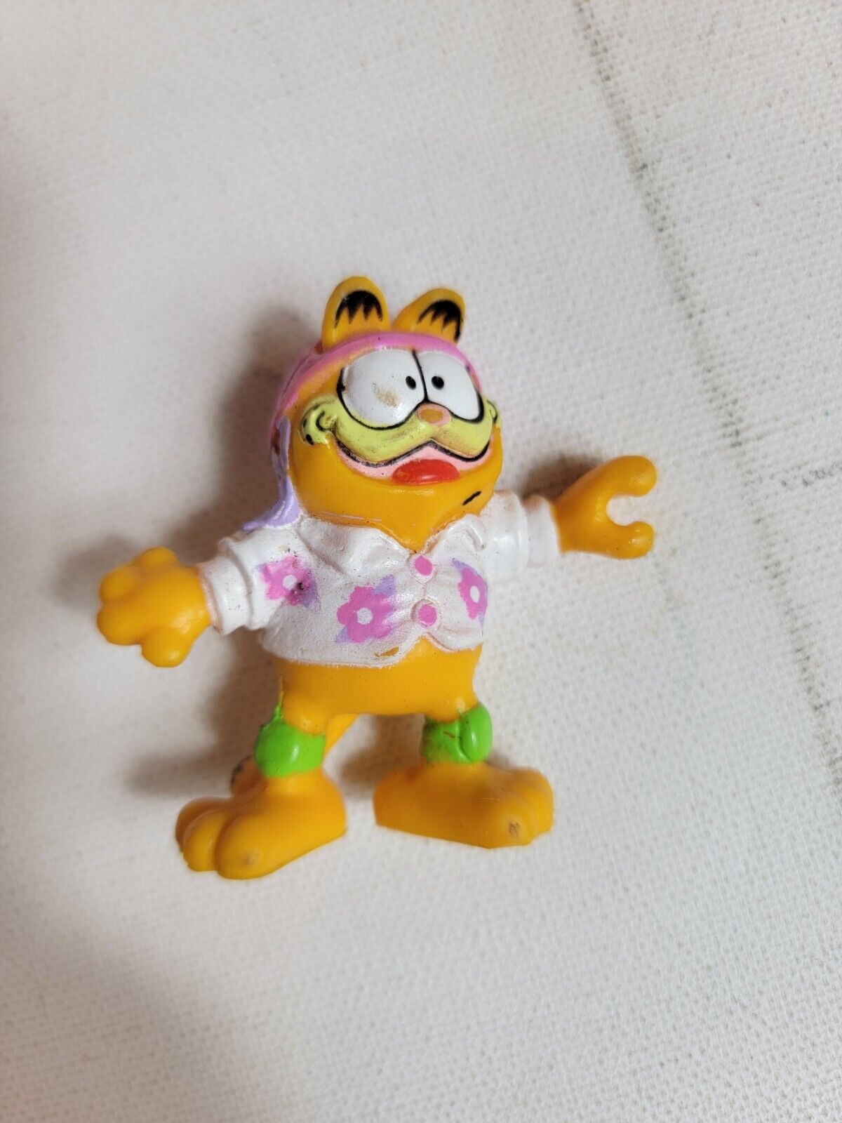 Vintage Garfield The Cat Toy Figure 1980s VTG 2\