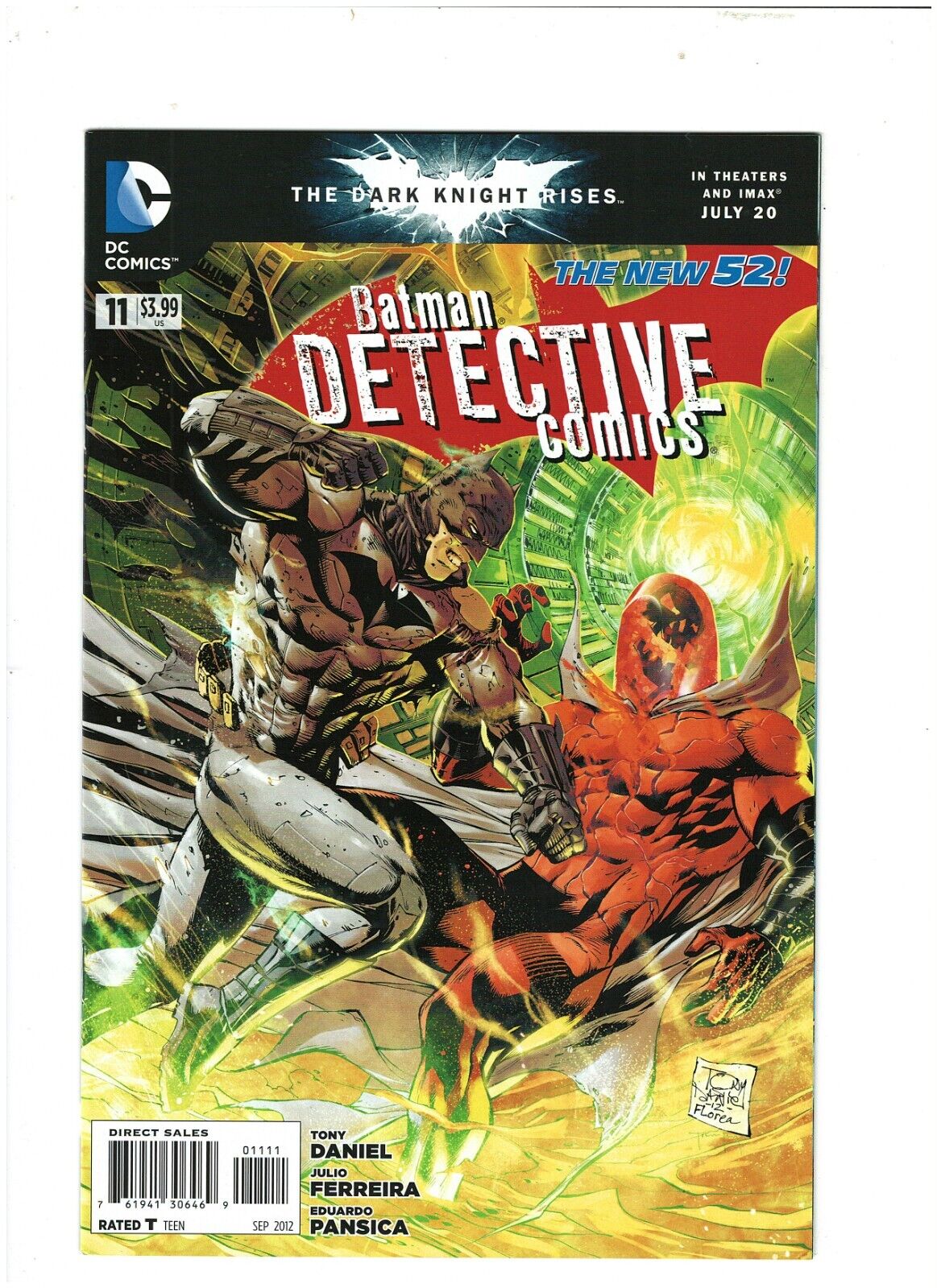 Detective Comics #11 DC Comics 2012 Batman Two-Face,Mr Toxic Tony Daniel NM- 9.2
