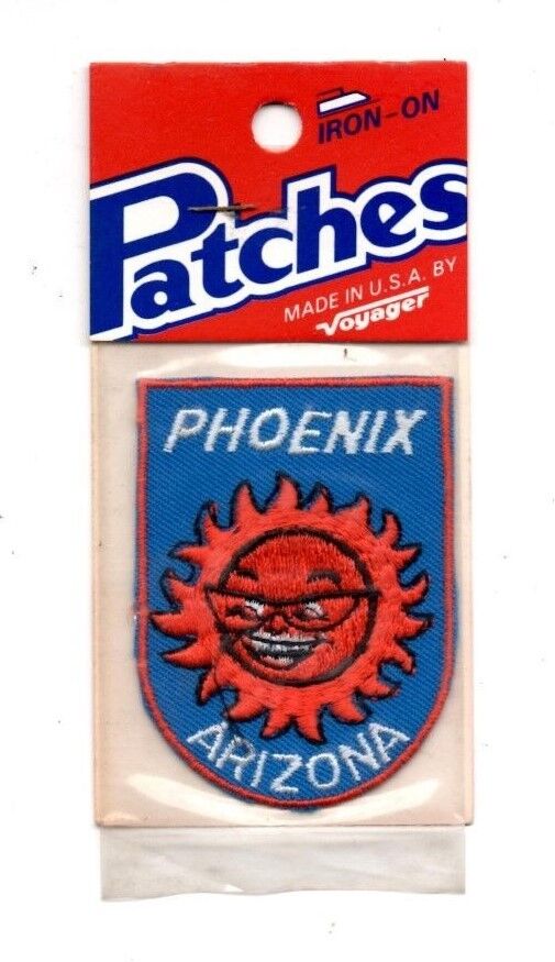Phoenix Arizona Sun Voyager Travel Souvenir Patch - Brand New - 