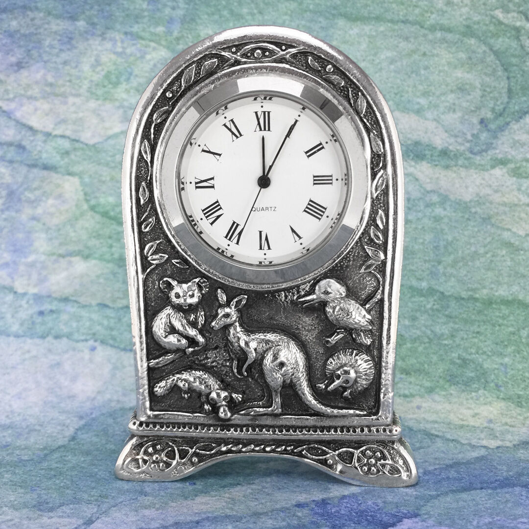 Kangaroo & Friends Australian Souvenir Clock Australiana Gift, Australian Made